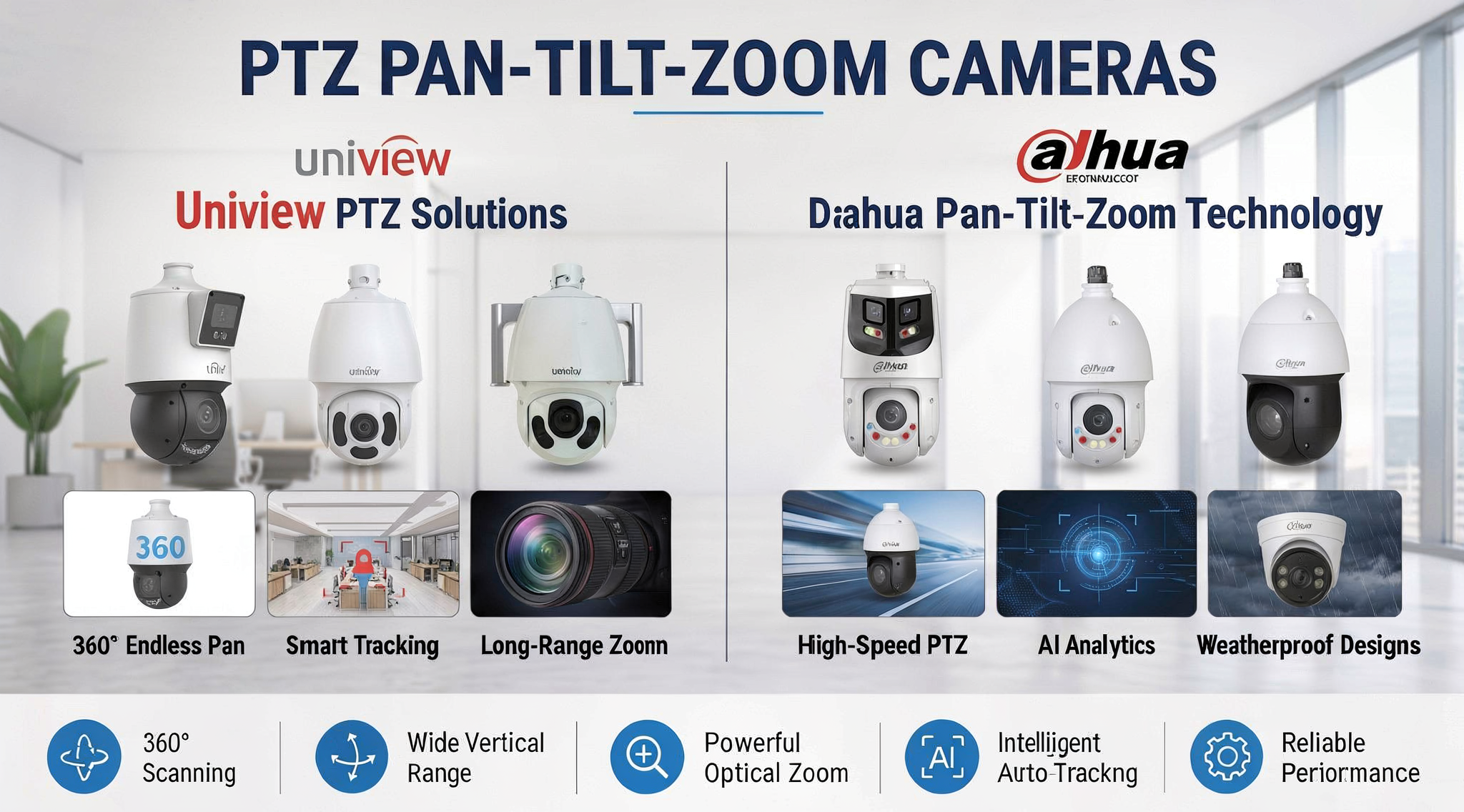 PTZ Pan-Tilt-Zoom Camera